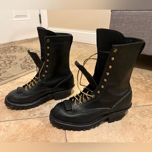 Brand new work log boots